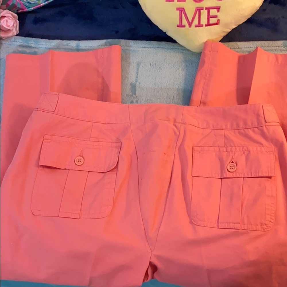 INC International Concepts peach top + free Capris - Picture 14 of 15